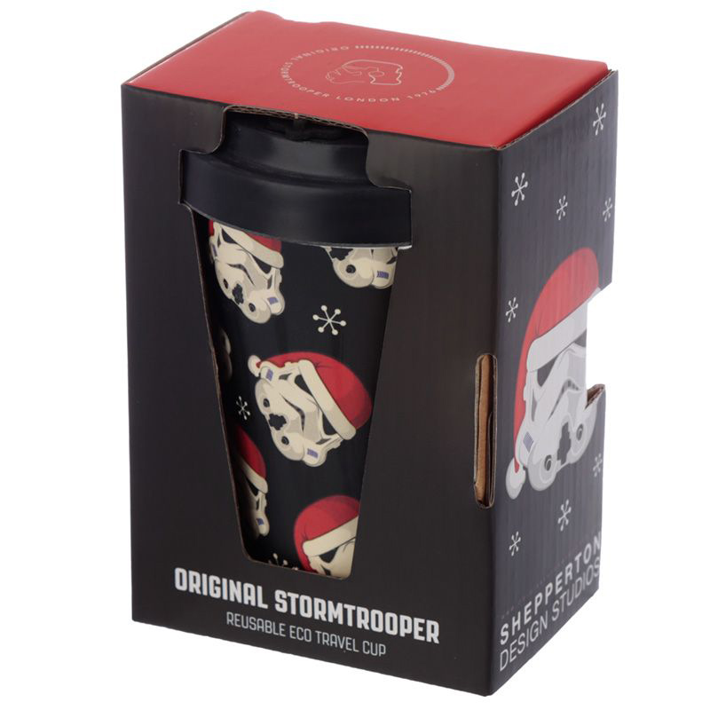 To Go Becher - Weihnachts Stormtrooper - Schwarz